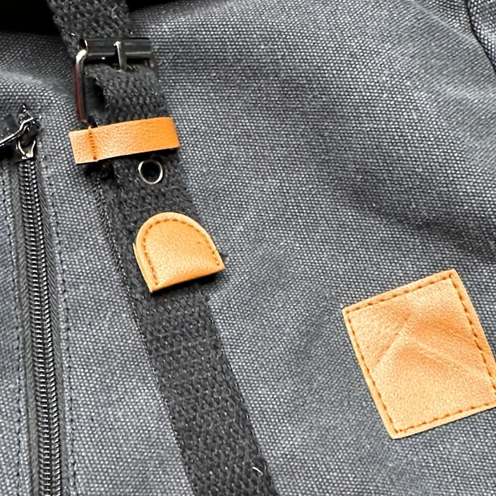 Convertible‎ Shoulder Backpack Bag Charcoal Gray